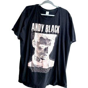 Andy Black T-Shirt Size XXL